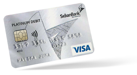 Sidian Platinum Debit Card